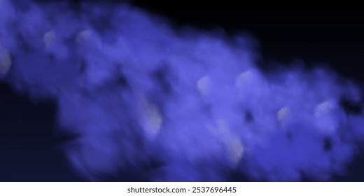 Fondo de cielo azul rosado abstracto panorámico. Skyscape con nubes esponjosas. Fondo de paraíso de fantasía degradado.

