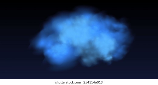Fondo de cielo azul rosado abstracto panorámico. Skyscape con nubes esponjosas. Fondo de paraíso de fantasía degradado.