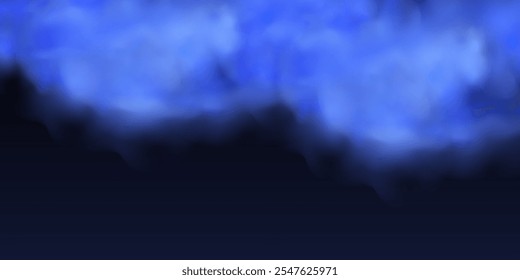 Panoramic abstract pink blue sky background. Skyscape with fluffy clouds. Gradient fantasy paradise background.
