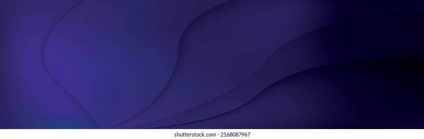 Panoramic abstract web background blue purple gradient - Vector illustration