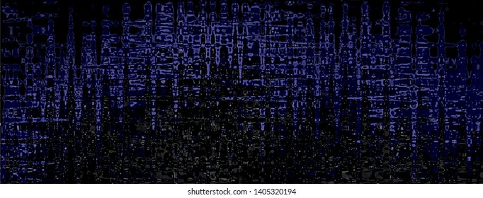 Panoramic background in blue, black, gray ... colors. Vector stock illustration.  Web design background and more.  Digitally Generated Image. Dark background. Computer graphics.