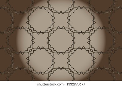 Panoramic background texture with mosaic. Geometric mosaic design. Abstract color trendy background. Mosaic texture with geometric shapes. Vector illustration   