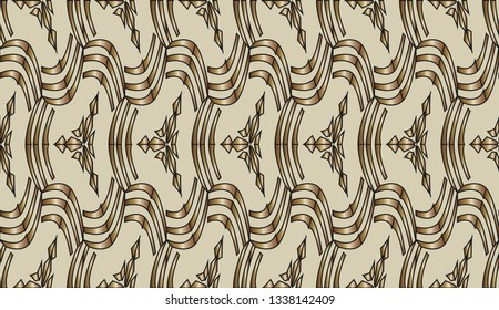 Panoramic background texture with mosaic. Geometric mosaic design. Abstract color trendy background. Mosaic texture with geometric shapes. Vector illustration   
