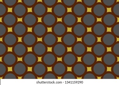 Panoramic background texture with mosaic. Geometric mosaic design. Abstract color trendy background. Mosaic texture with geometric shapes. Vector illustration   