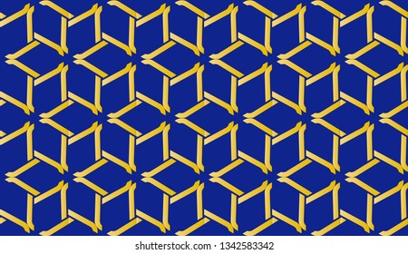 Panoramic background texture with mosaic. Geometric mosaic design. Abstract color trendy background. Mosaic texture with geometric shapes. Vector illustration   