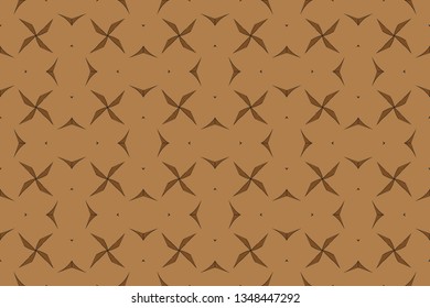 Panoramic background texture with mosaic. Geometric mosaic design. Abstract color trendy background. Mosaic texture with geometric shapes. Vector illustration. Brown pattern, brown image,   