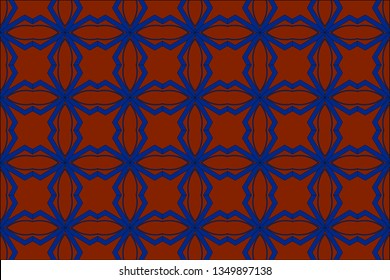Panoramic background texture with mosaic. Geometric mosaic design. Abstract color trendy background. Mosaic texture with geometric shapes..    Vector illustration. Brown pattern, brown image