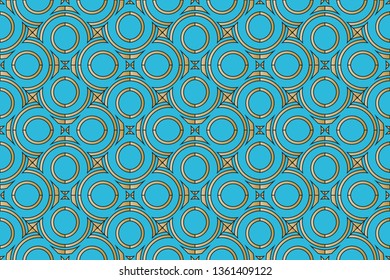 Panoramic background texture with mosaic. Geometric mosaic design. Abstract color trendy background. Mosaic texture with geometric shapes. Vector illustration. 