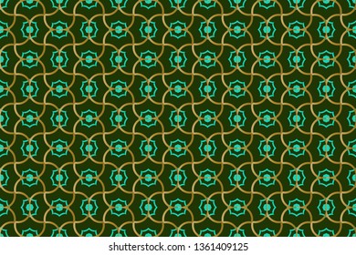 Panoramic background texture with mosaic. Geometric mosaic design. Abstract color trendy background. Mosaic texture with geometric shapes. Vector illustration. 