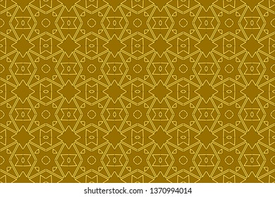 Panoramic background texture with mosaic. Geometric mosaic design. Abstract color trendy background. Mosaic texture with geometric shapes. Vector illustration.  