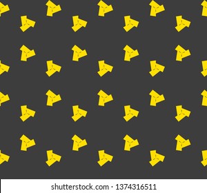 Panoramic background texture with mosaic. Geometric mosaic design. Abstract color trendy background. Mosaic texture with geometric shapes. Vector illustration.  