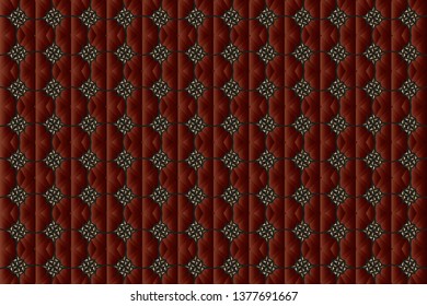 Panoramic background texture with mosaic. Geometric mosaic design. Abstract color trendy background. Mosaic texture with geometric shapes. Vector illustration.  