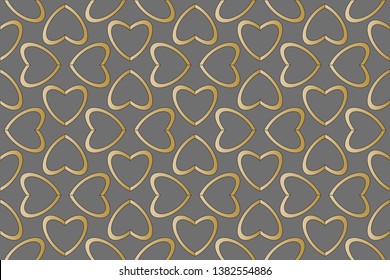 Panoramic background texture with mosaic. Geometric mosaic design. Abstract color trendy background. Mosaic texture with geometric shapes. Vector illustration.  
