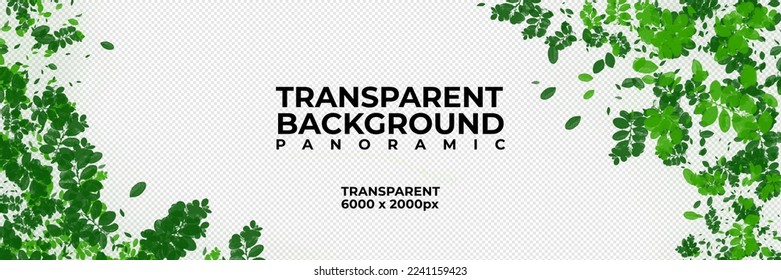 panoramic background transparent grass leaf trees green, flower, pink flower, orange flower, colors