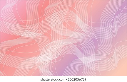 Fondo multicolor abstracto multicolor panorámico con líneas onduladas onda, curva, línea, ondulado, diseño, fondo, Vector, abstracto, patrón, gráfico, forma, flujo, arte, movimiento, tecnología, moderno, wallpa