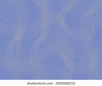 Panoramic colorful abstract multi-style background with wavy lines