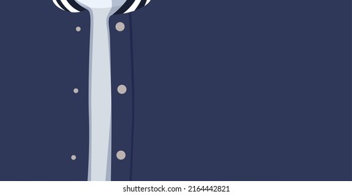 Panoramic design web background stylish clothes, space for advertising text - Vector illustration