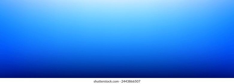 panoramic glowing blue color gradient background