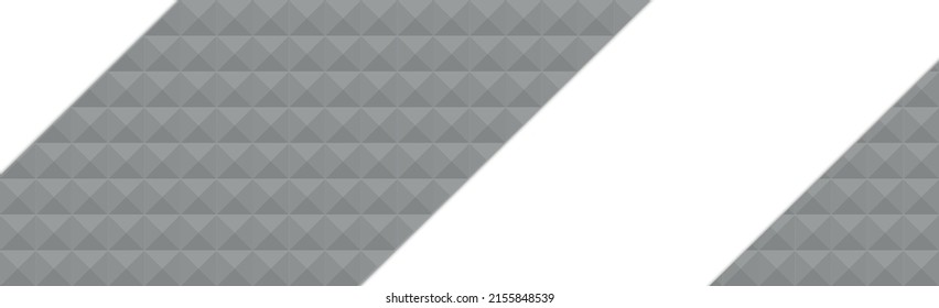 Plantilla de fondo de la web gris panorámica de muchos cuadrados idénticos con espacio para texto - Ilustración vectorial