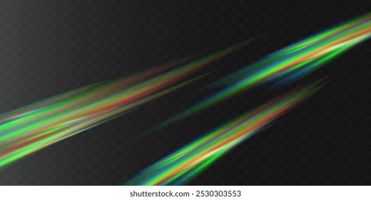 Panoramic high speed technology concept, light abstract background. High-speed light trails effect. Purple glowing wave swirl, impulse cable lines.
