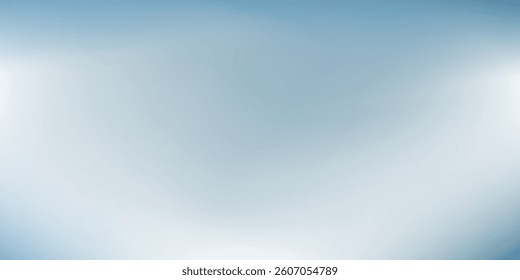 Panoramic ilustration abstract blue background for product presentation with sunlight and blurred simple good