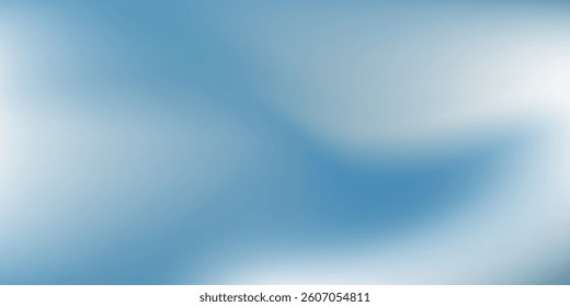 Panoramic ilustration abstract blue background for product presentation with sunlight and blurred