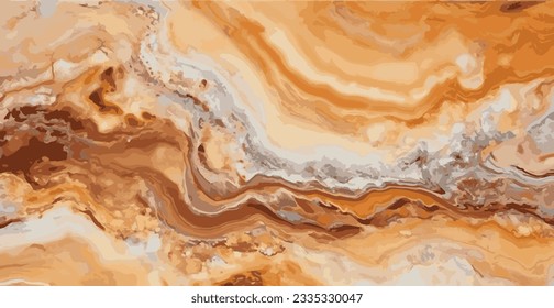 Panoramic marble background, colorful bright marble surface, modern luxury texture - Vector illustration