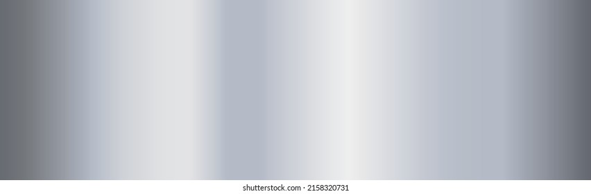 Panoramic steel background texture from silver - Vector illustration