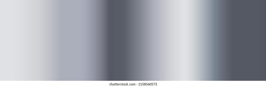 Panoramic steel background texture from silver - Vector illustration