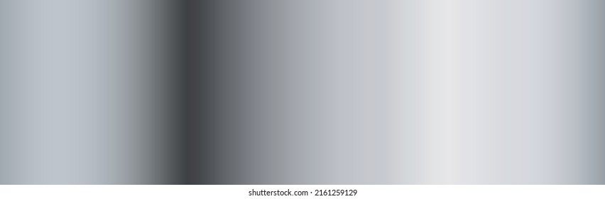 Panoramic steel background texture from silver - Vector illustration