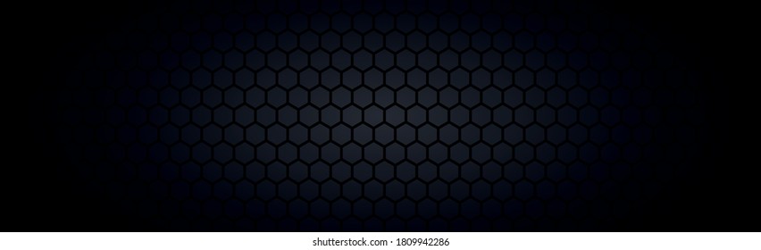 Panoramastruktur aus schwarz-grauem Kohlenstofffasern - Vektorgrafik