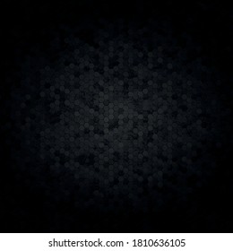 Panoramic texture of black and gray carbon fiber - illustration