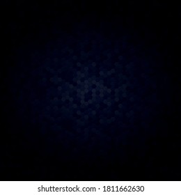 Panoramic texture of black and gray carbon fiber - illustration