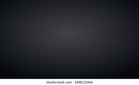 Panoramic texture of black and gray carbon fiber - illustration