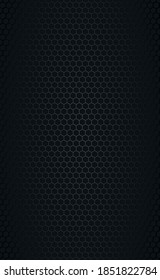 Panoramic texture of black and gray carbon fiber - illustration