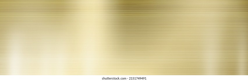 Panoramic texture of gold with glitter - Vector illustration