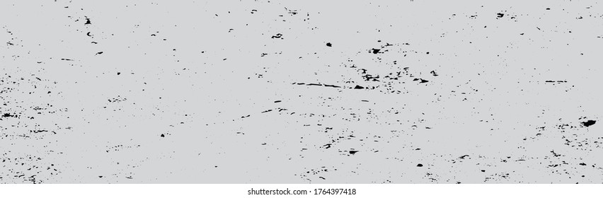 Panoramic texture of realistic gray concrete - Vector illustration