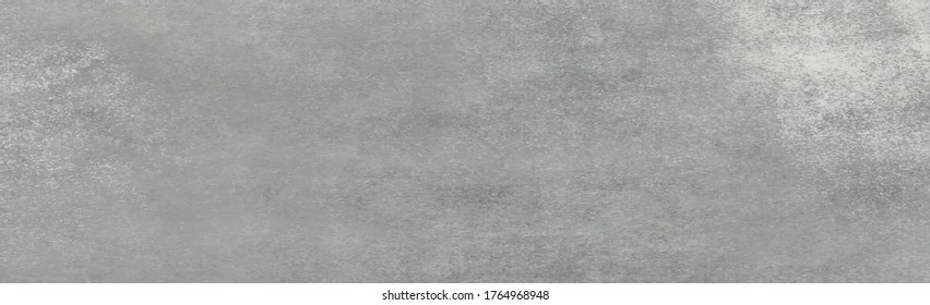 Panoramic texture of realistic gray concrete - Vector illustration