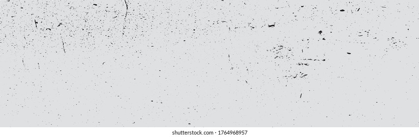 Panoramic texture of realistic gray concrete - Vector illustration