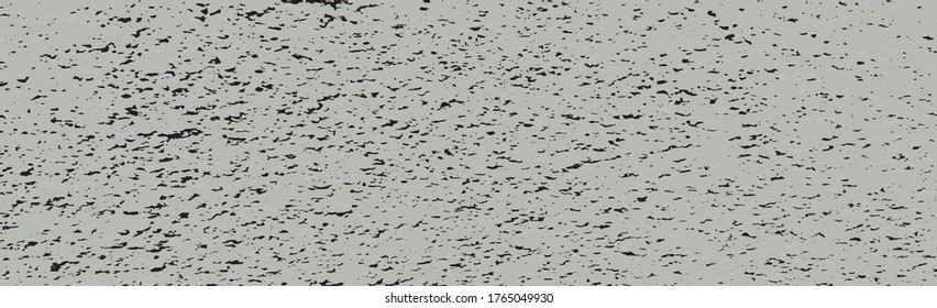 Panoramic texture of realistic gray concrete - Vector illustration