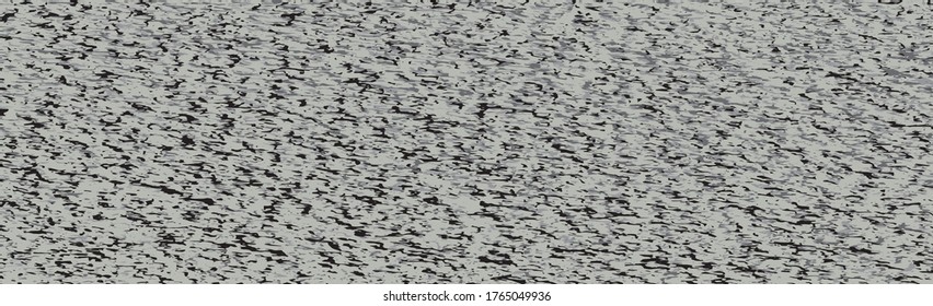 Panoramic texture of realistic gray concrete - Vector illustration