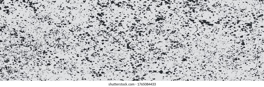 Panoramic texture of realistic gray concrete - Vector illustration