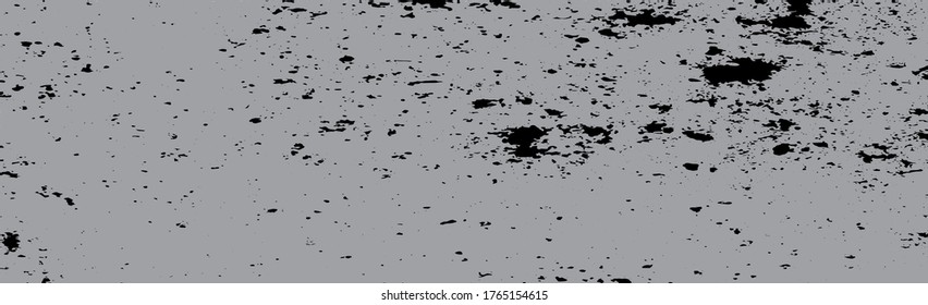 Textura panorámica de hormigón gris realista - Ilustración vectorial