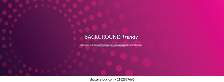 Panoramic trendy in minimalist vector design. Abstract radial geometric for background and wallpaper illustration. Modern simple cover and banner design.