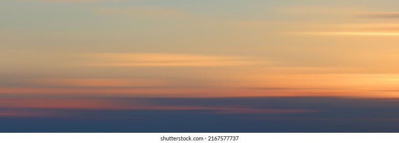 Vista panorámica del cielo atardecer, fondo natural