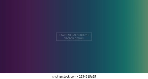 Panoramic web template multicolor gradient background, stylish design element - Vector illustration