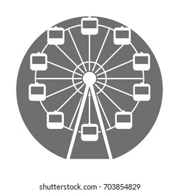 Panoramic wheel isolated icon