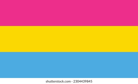 Pansexual - LGBTQ+ Rights Pride Flag 