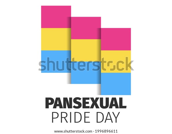 Pansexual Pride Month Pansexual Flag On Stock Vector Royalty Free 1996896611 Shutterstock 