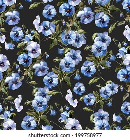 pansies, flowers, flora